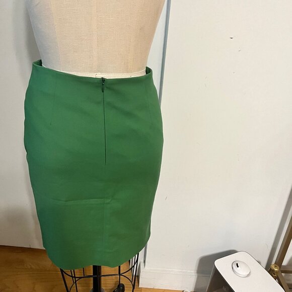 AKRIS for Bergdorf Goodman Green Pencil Skirt Size 4 - Picture 3 of 7